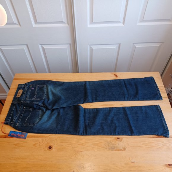 NEW WITH TAGS! Hollywood The Jeans People Size 28 Denim Jeans 4983 - Picture 8 of 8